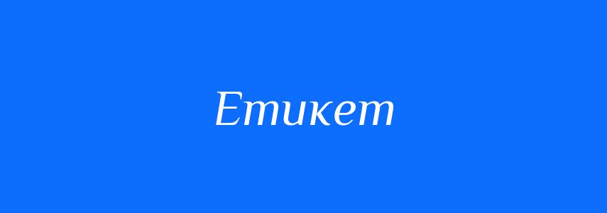 Пароніми до слова Етикет