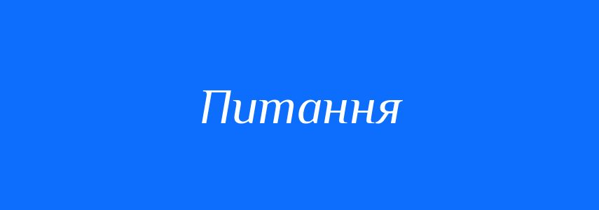 Пароніми до слова Питання