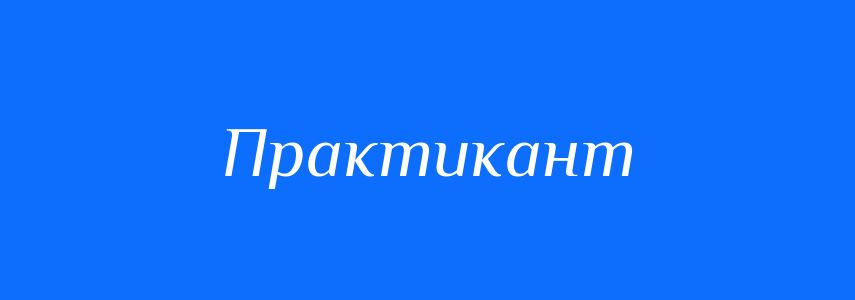 Пароніми до слова Практикант